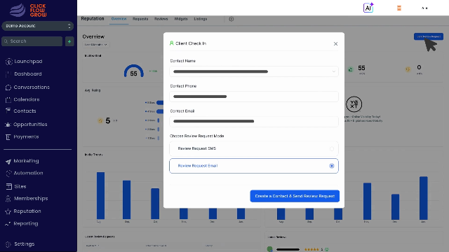 Draft reply to a review for checking