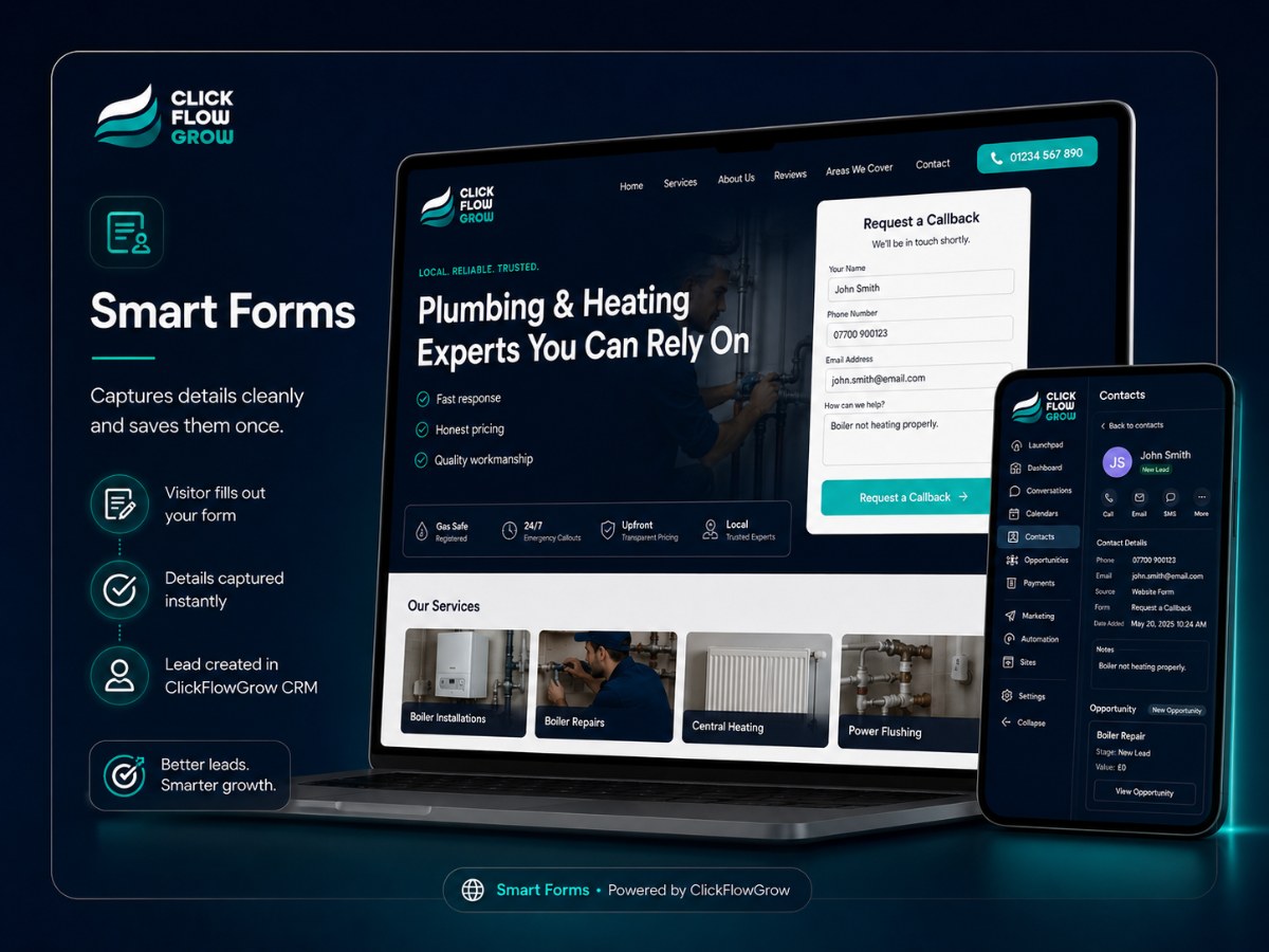 A services page that does not name the Guildford work on offer