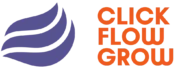 Click Flow Grow Logo Light